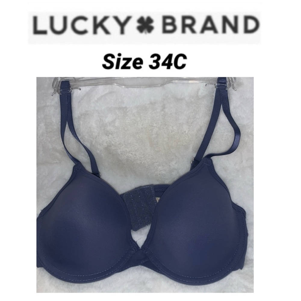 🇺🇸🎆 LUCKY BRAND Blue Padded Bra NWT 34C